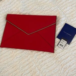 Rebecca Minkoff red clutch